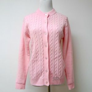 VTG Vanguard pink cardigan